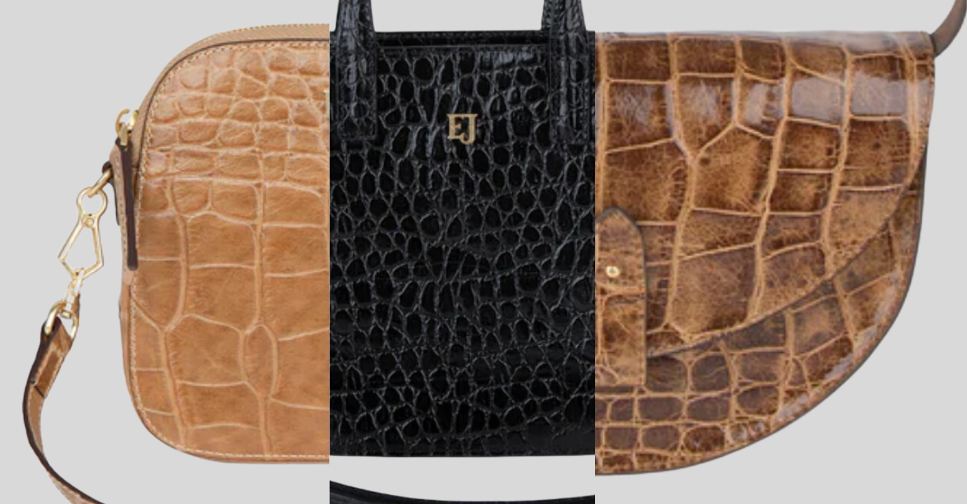 Crocodile Look Crossbody on sale Bag